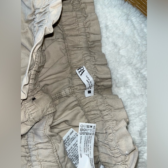 New without tag Zara Corduroy Beige Pants - Picture 9 of 10